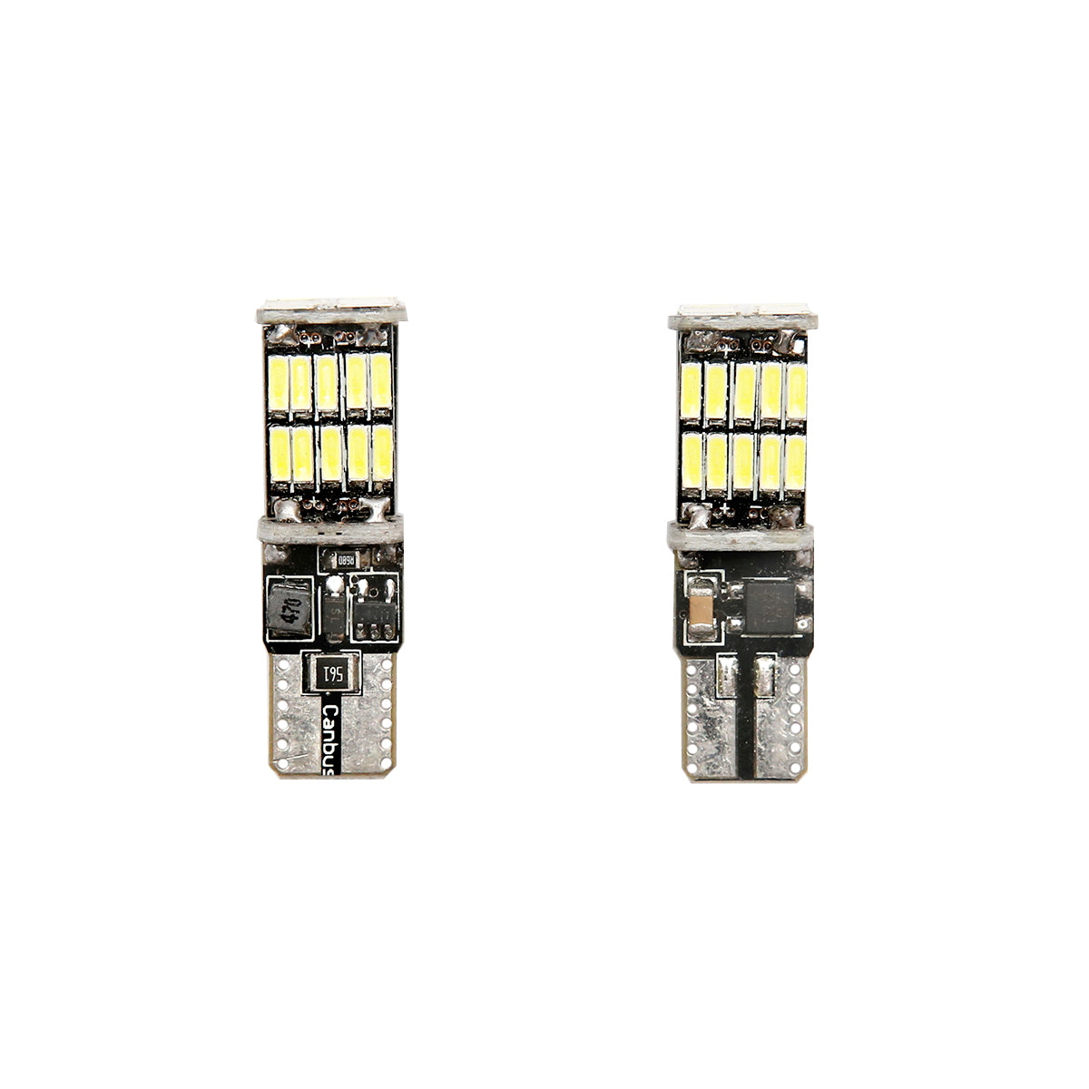 Set of 2 LED SMD bulbs 12V T10 0.2A cold light Breckner Germany